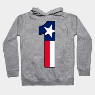 Number 1Texas Flag Hoodie